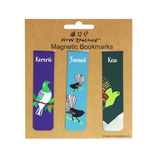 MAGNETIC BOOKMARK BIRDS OF NZ 3PC