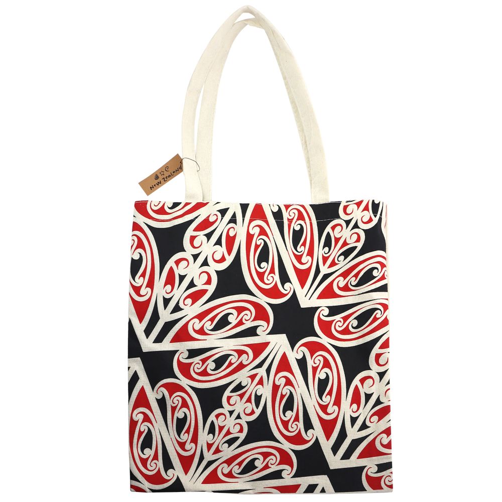 Maori Design Cotton Tote Bag